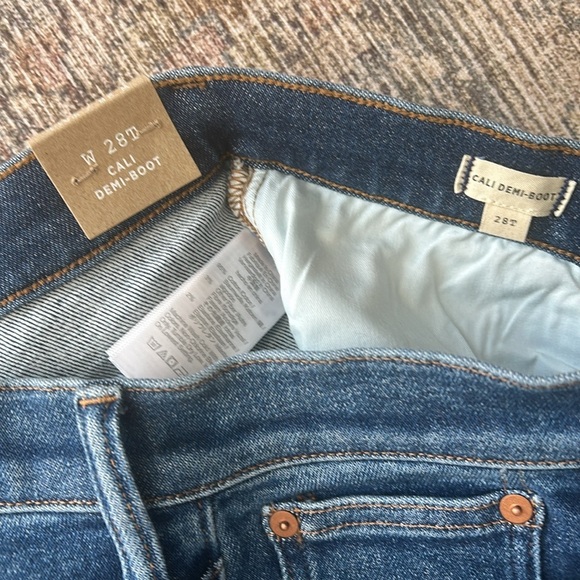 Madewell Tall Cali Demi-Boot Jeans in Smithley Wash NG812 T28 28 - Picture 6 of 7